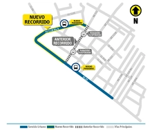 El servicio urbano T31 presenta ajustes en su recorrido