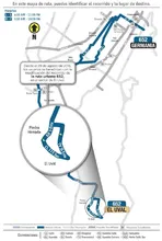 Servicio Urbano 652 Germania El Uval, su recorrido se modifica en el sector de El Uval