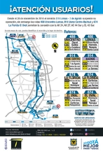 Suspensión  la ruta urbana 319 Lomas- 7 Agosto