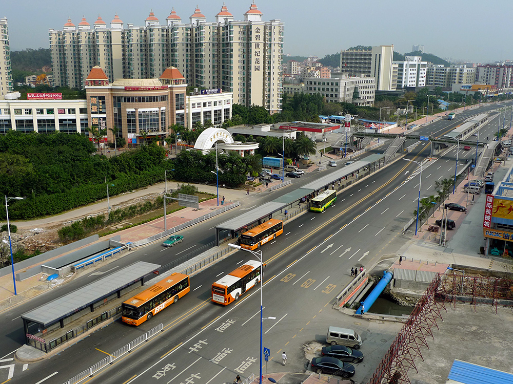 Sistema BRT de la ciudad de Guangzhou (China) basado en el Sistema ...