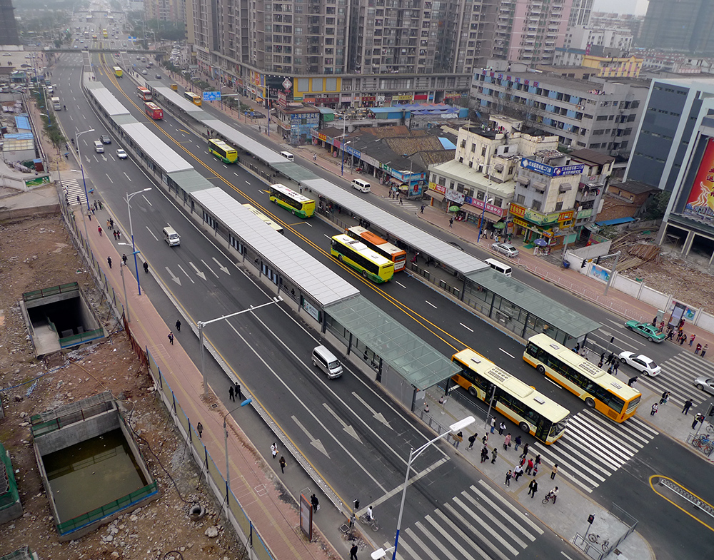 Sistema BRT de la ciudad de Guangzhou (China) basado en el Sistema ...