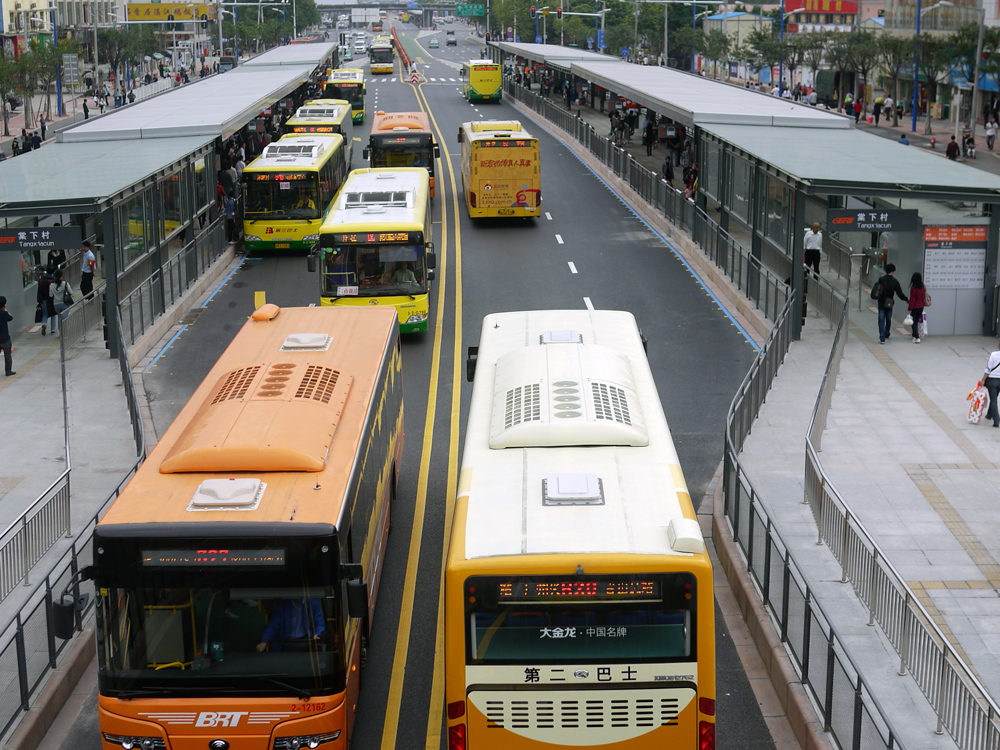 Sistema BRT de la ciudad de Guangzhou (China) basado en el Sistema ...